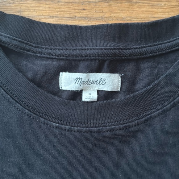 🌻 Madewell black pocket tee shirt dress. Size S. - Picture 6 of 9